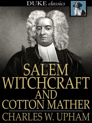 cover image of Salem Witchcraft and Cotton Mather